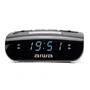 Aiwa CR-15BK Radio Reloj Despertador Doble Alarma FM Negro